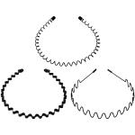3-Pack Unisex Metal Hairband Set