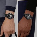 Men's Waterproof Analog Quartz Watch with Date