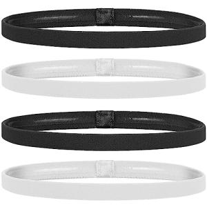 Molain 4 PCS Elastic Sports Headbands for All