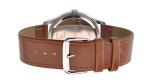 Tan Strap Analogue Classic Men's Quartz Watch
