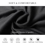 2-Pack Stretchy Black and White Headbands for All