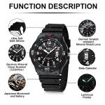 Men's Waterproof Analog Quartz Watch with Date