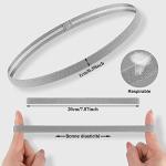 6 Pack Non-Slip Sports Headbands for Active Life