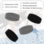 4-Pack Moisture-Wicking Workout Sweatbands