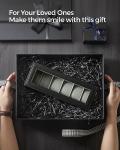 Sleek Watch Box with 6 Slots and Glass Lid