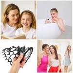 5-Pack Non-Slip Wavy Teeth Headbands for All