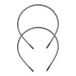 Metal Wave Headbands - Unisex Non-Slip Set