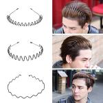 WUBAYI 6-Piece Unisex Non-Slip Metal Headband