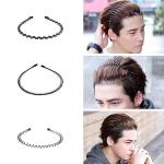 WUBAYI 6-Piece Unisex Non-Slip Metal Headband