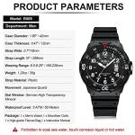 Men's Waterproof Analog Quartz Watch with Date