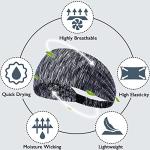 Beister 5-Pack Sports Headbands for All Activities