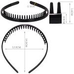 Men's and Women's Non-Slip Sports Headbands - 2 Pack