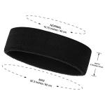 3-Pack Moisture-Wicking Sweatbands for Sports