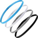 Non-Slip Elastic Sports Headbands - 4 Pack