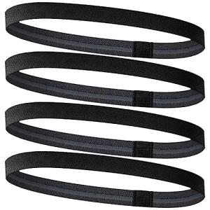 4 Pack Non-Slip Sports Headbands for All Activities