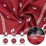 12 Pack Colorful Bandanas for Men and Women