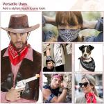 12 Pack Colorful Bandanas for Men and Women