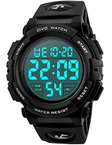 CIVO Men's Military Waterproof Digital Sports Watch