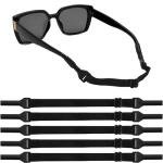 Adjustable 5-Piece Eyeglasses Chain - Black