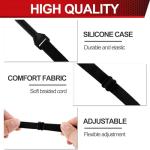 Adjustable 5-Piece Eyeglasses Chain - Black