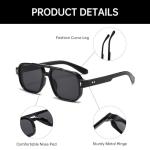 Vintage Retro Pilot Sunglasses for Men and Women