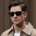 Men's Polarised UV400 Retro Square Sunglasses