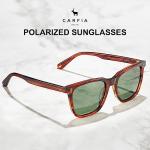 Retro Square Polarised Sunglasses for Men