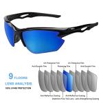 Polarized Sports Sunglasses - Lightweight UV400 Protection