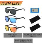 JiaYouLC UV400 Polarized Sunglasses for Outdoor Sports