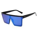 YAMEIZE Vintage Oversized Flat Top Sunglasses