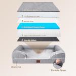 EHEYCIGA XL Orthopedic Dog Bed with Waterproof Cover