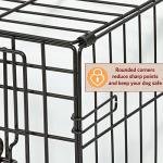 30-Inch Folding Dog Crate with Leak-Proof Pan