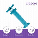Happy Pet Loofa Dog Plush Toy, 12 Inches