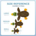2-in-1 Stuffless Duck Dog Squeak Toy
