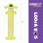 Happy Pet Loofa Dog Plush Toy, 12 Inches