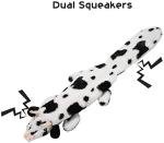 Nocciola Stuffless Squeaky Plush Dog Toys, 5-Pack