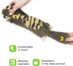 SHARLOVY 6-Pack No Stuffing Squeaky Dog Toys