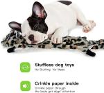 SHARLOVY 6-Pack No Stuffing Squeaky Dog Toys