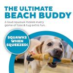 Charming Pet Squawkers Earl Squeaky Rubber Chicken Toy