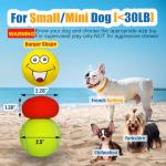 Soft Rubber Squeaky Dog Toys for Small Breeds