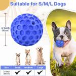 Indestructible Squeaky Dog Ball for Aggressive Chewers