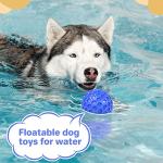 Indestructible Squeaky Dog Ball for Aggressive Chewers