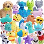 26-Pack Colorful Soft Squeaky Toys for Dogs