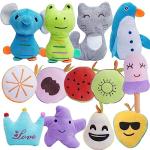26-Pack Colorful Soft Squeaky Toys for Dogs