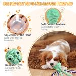 Fuufome Plush Squeaky Dog Toys for All Sizes