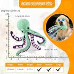Fuufome Plush Squeaky Dog Toys for All Sizes