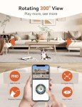 WOPET 300° Pet Camera with Treat Dispenser