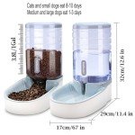 Meikuler 3.8L Automatic Pet Feeder & Water Dispenser