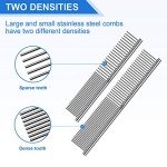 Double-Sided Stainless Steel Pet Grooming Comb