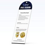 Double-Sided Stainless Steel Pet Grooming Comb